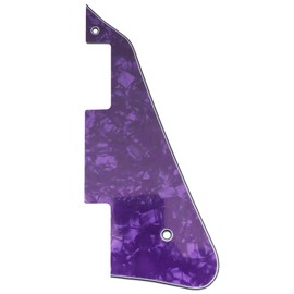 Musiclily LP Guitar Pickguard Scratch Plate for USA Les Paul Modern Style Electric Guitar,4Ply Purple Pearl