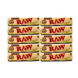 Raw Bio-Zigarettenpapier, King Size Slim Papers, 10er Packung Originalverpackung