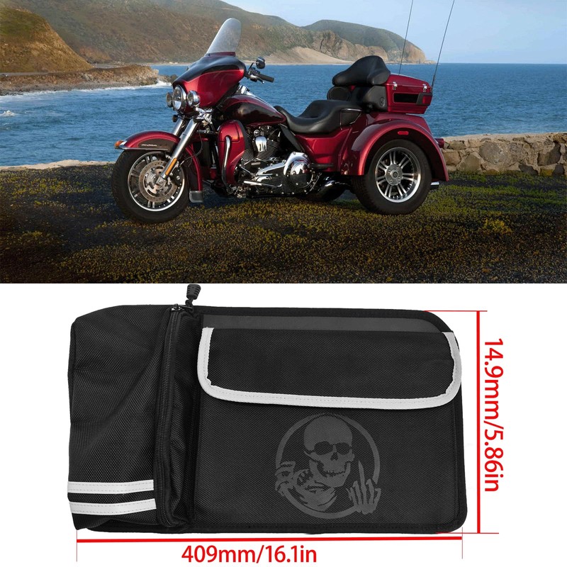 KZMPMT Trunk Lid Organizer Fits For Tri Glide Freewheeler Trike