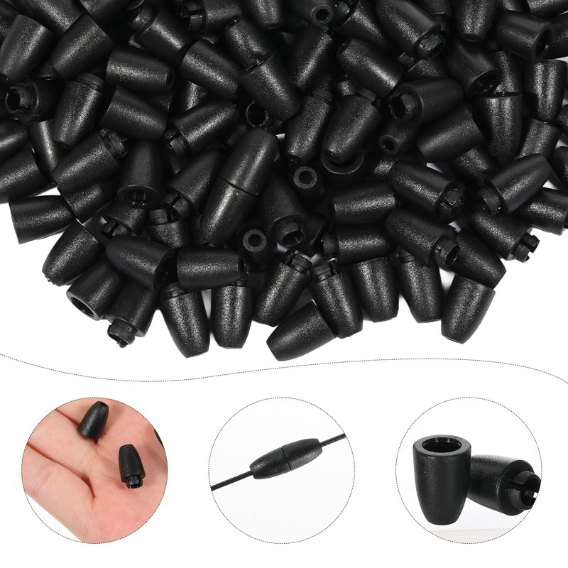 100 PCS Breakaway Clasp, Black Breakaway Lanyard Clasp for Jewelry