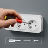 Miratic Wall Socket Surface-Mounted 2P+Z Schuko IP20 (3 Sockets)