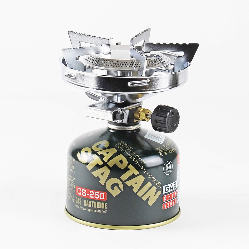 Captain Stag M-7901 Small Gas Burner Stove, For Camping, Piezoelectric