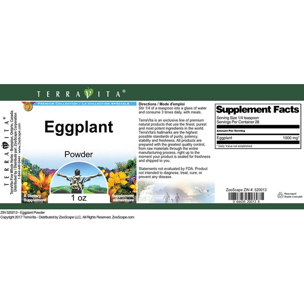 Eggplant Powder (1 oz, ZIN: 520013)