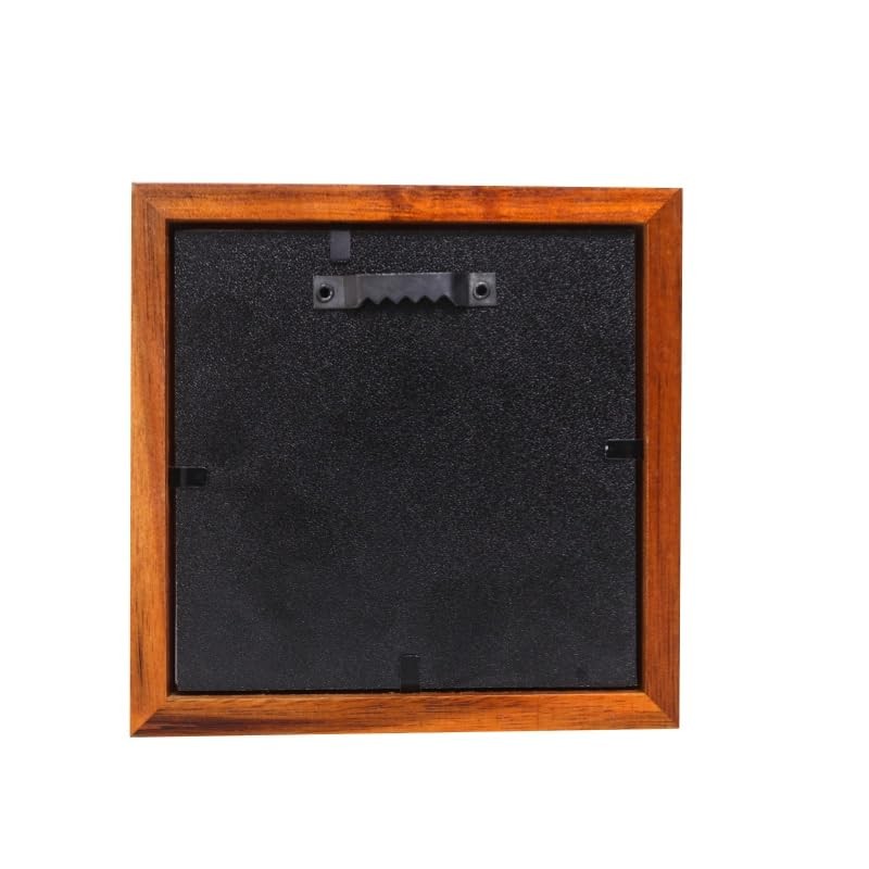 HOUOOFVA 3x3 Tiny Shadow Box Frame, Acacia Wood Keepsake Display
