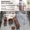 HOUSEASSIST Cold Brew Coffee Maker with 350-Mesh Fine Filter, 34oz