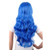 MapofBeauty 28 Inch/70 cm High-temperature fiber Side Bangs Long Wave