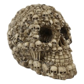 Ebros Ghost Whisper Lost Souls Skull Statue Figurine Sculpture 5.5" Long