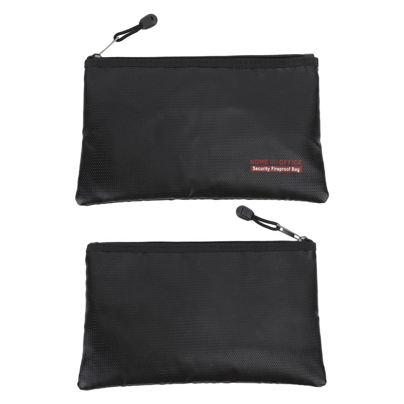 Fireproof Document Bag Portable Waterproof 800℃ High Temperature Resistant Zipper