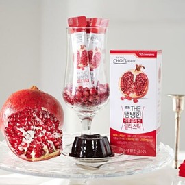 Guangdong The Tangy Pomegranate Collagen Jelly Stick 70 Packets (7 Boxes of 10 Packets) / 광동 The 탱탱한 석류콜라겐 젤리 스틱 70포 (10포7box)