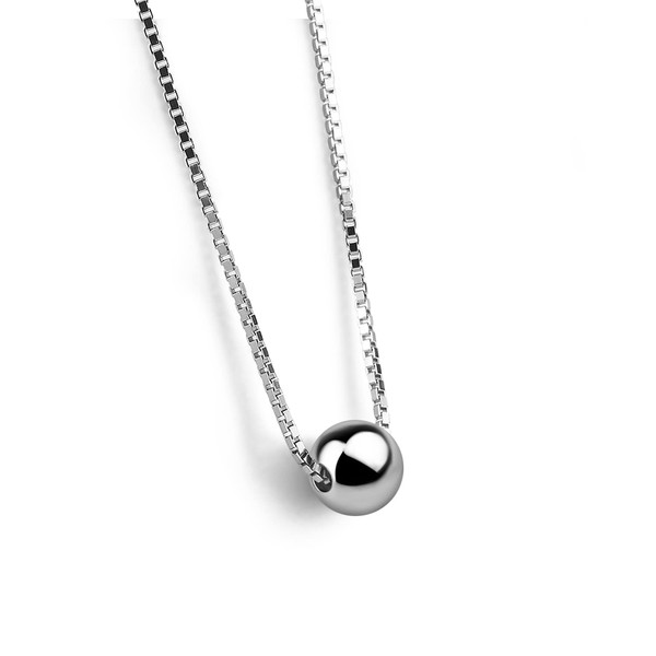 Dankadi Collar clásico de plata de ley para mujeres y