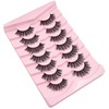 Natural False Lashes Wispy Fake Eyelashes 7 Pairs M102