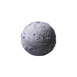 Anaan Luna Ashtray with Lid for Outdoor Use Wind Ashtray Concrete