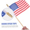 Kisangel 40pcs Small American Flags Sticks Usa Flags for Independence