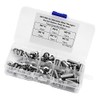 Cabeza Zócalo Tapa Tornillos,60pcs M6 Botón de acero inoxidable Botón