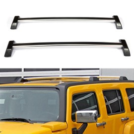 FINDAUTO Roof Rack Cross Bars for Hummer H3 2006-2010,Rooftop Cargo Bars Carrying Bag Luggage Canoe Bike Kayak Carrier