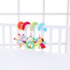 Baby Stroller Spiral Infant Toys Animal Plush Rattle For Stroller