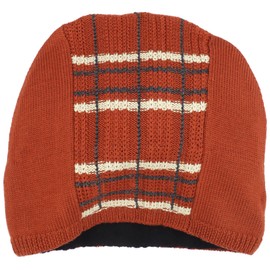 Echo Design Men's Textured Plaid Beanie Hat, Cedar, One Size