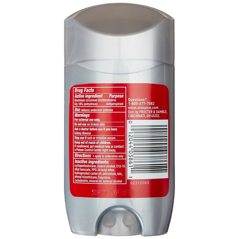 Old Spice Anti-Perspirant 2.6 Ounce Wolfthorn Solid (76ml) (6 Pack)