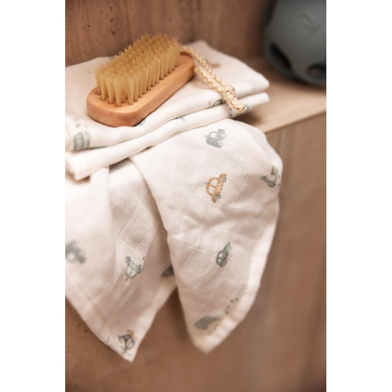 Jollein On The Go Muslin Baby Burp Cloths - Pack