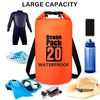 Invool Dry Bag Waterproof Bag, 5L/10L/20L/30L Waterproof Backpack Adjustable Shoulder