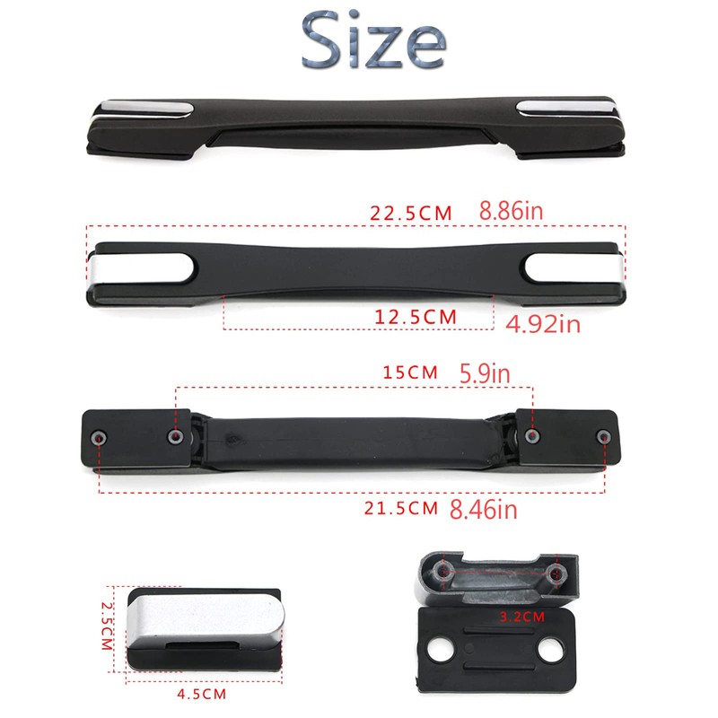 2 Pieces Luggage Suitcase Handle, Suitcase Handle, Replacement Suitcase Handles,