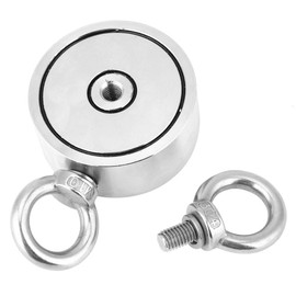 Double Sided Double Ring Salvage Magnet Super Strong Magnets for Fishing Lifting Hanging(LNM67-2 )