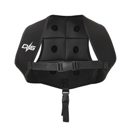 Scuba Diving Weight Vest Lightweight Adult with 6 Drop Pocket Spearfishing Freediving Underwater Equipment (Black, One Size(for 50-90kg))