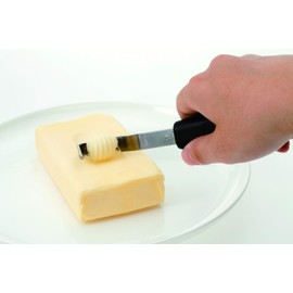 Endoshoji TKG Professional Kitchen Tools BKTL501 Butter Curler, Polypropylene Handle, Stainless Steel Metal