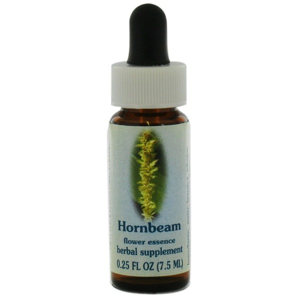 Flower Essence Services Hornbeam Dropper Herbal Supplements, 0.25 Ounce