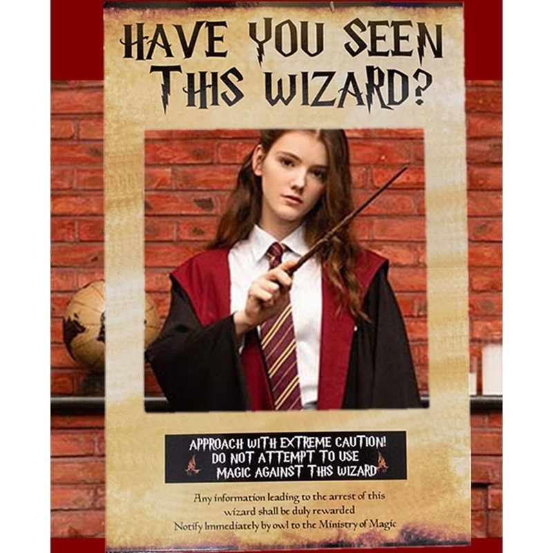 JeVenis Have You Seen This Wizard Photo Booth Prop Magician