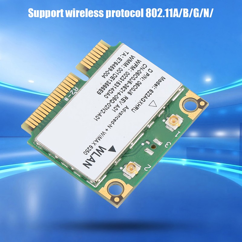 For Intel 6250AN 622ANXHMW MINI PCIE 300Mbps 2.4/5GHZ Dual Band