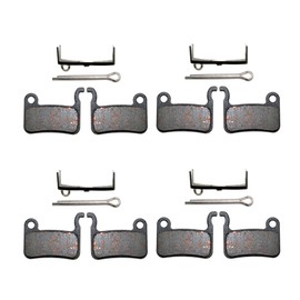 AHL 4pairs Bicycle Disc Brake Pads for Shimano XTR XT LX Hone Deore Saint SLX BRM975 BRM966 BRM965 BRM765 BRM775 BRM665 BRM601 BRM595 BRM596 BRM535 BRT665 Alfine A500 BRS505 BRS501 BRS500 Hone M601