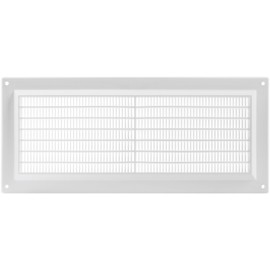 ECOPRO VENT 5" x 12" Inch (Outer) White Vent Cover - Plastic Ventilation Grille with Protective Mesh - HVAC Return Air Vent Cover - Wall, Ceiling, Shed Vent/Air Supply, Exhaust Ventilation Grille