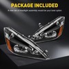 Torchbeam Headlights Assembly Compatible with 2003 2004 2005 2006 2007