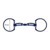 Cavalon Eggbutt Lozenge Leather Covered Snaffle Bit (4.75")