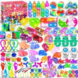 150 PCS Party Favors Toys for Kids3-5 4-8 8-12,Fidget Toys Pack,Anxiety and Stress Relief Sensory Toy ,Carnival Treasure Classroom Prizes ​Stocking Stuffers ,Treasure Box Pinata Goodie Bag Fillers