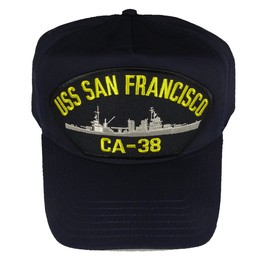 USS SAN Francisco CA-38 HAT - Navy Blue - Veteran Owned Business