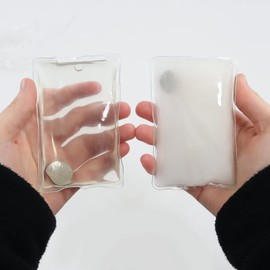 Reusable Hand Warmers Gel Click Hand Pocket Warmers (2 PACK) - Ideal for Golf, Hiking, Camping Outdoors Cold Nights - Click to Activate - Recharge By Boiling them In Water.