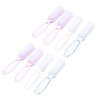Outanaya 8Pcs Ergonomic Nail Cleaning Brushes Transparent for Fingernail Dust