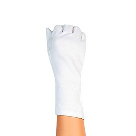 GLAMORY Women's Gloves, 100 DEN, White, One Size