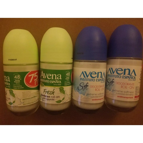Fresh 4 AVENA OATMEAL ROLL ON DEODORANT BY INSTITUTO ESPAÑOL