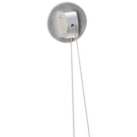 Spancraft Glass Crane Glass Shelf, Brushed Steel, 12 x 21