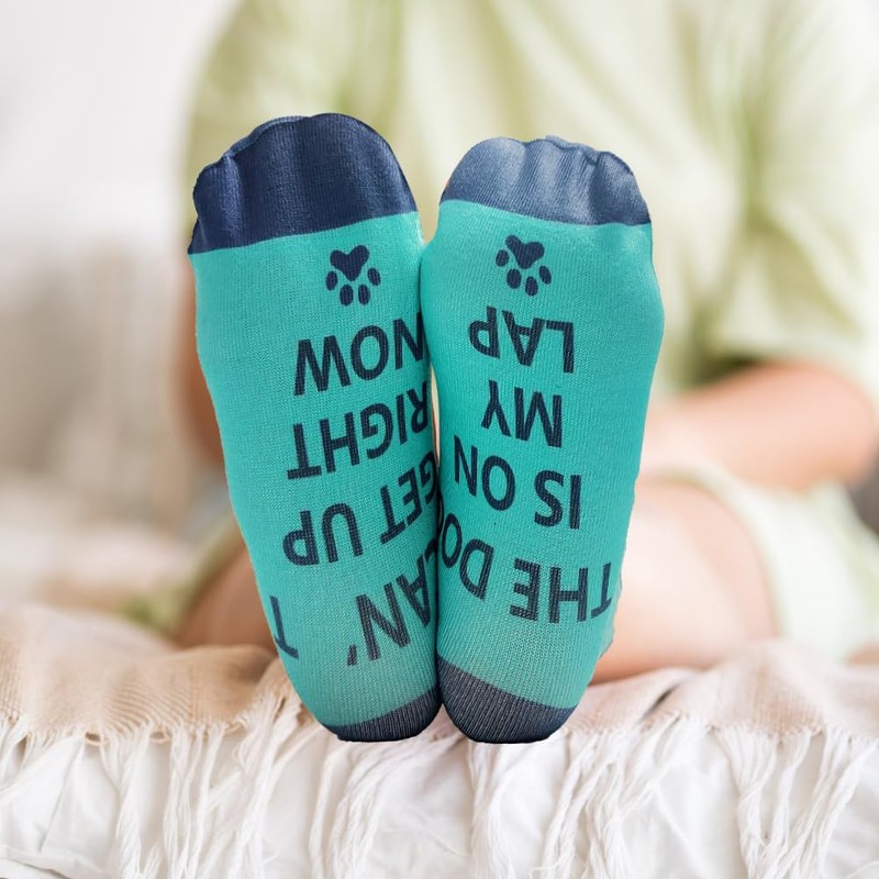 Funny Socks - I Can't Get Up the Dog is