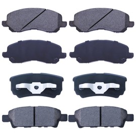LODGE Replacement for Front Carbon Fiber Ceramic Brake Pads, Truck and Tow Brake Pads Set for CHRYSLER, SEBRING, DODGE AVENGER, COMPASS, PATRIOT (D866-D1037)