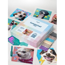 LuwoArte 6 Pack Diamond Painting Kits for Adults - Brilliant Art Diamond Painting Kit - Paint Gem Art for Adults - Meme Doggies