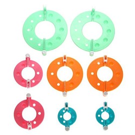 Ultnice 8-Piece 4-Size Pompom Maker Fluff Ball, DIY Needlecraft Tool Kit