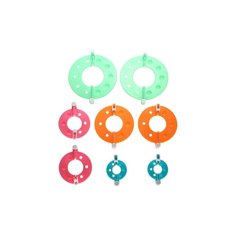 Ultnice 8-Piece 4-Size Pompom Maker Fluff Ball, DIY Needlecraft Tool