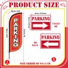 Parking Feather Flag Pole Kit Include 7 ft Banner Flag