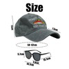 TVSVKWE 1 Hat And 1 Pair Of Black Sunglasses, Outdoor