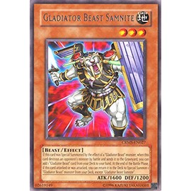 Yu-Gi-Oh! - Gladiator Beast Samnite (CRMS-EN027) - Crimson Crisis - Unlimited Edition - Rare